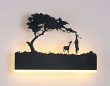 Светильник светодиодный Мелодия Света Лань 6233-16W Черный картинка 